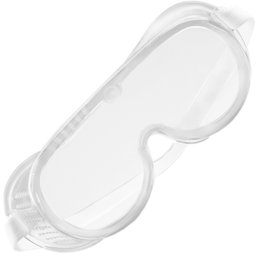 Óculos de Proteção Incolor Ampla Visão Perfurado-CARBOGRAFITE-010130710