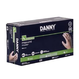 Luva-Vinil Danny Transp C/Amido Xg Ca 21120 C/100