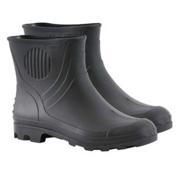 Bota de Pvc Preta Cano 3/4 sem Forro 43/44