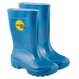 Bota Infantil de PVC Azul 20/21 com Forro