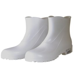 Bota Impermeável de PVC Acqua Flex com Cano Extra Curto Branco N° 37