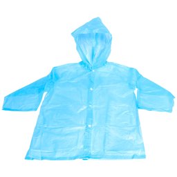 Capa de Chuva Infantil PVC Azul