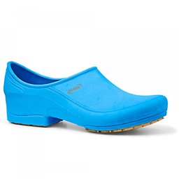 Sapato Flip Impermeável Azul com Solado de Borracha Nº 36