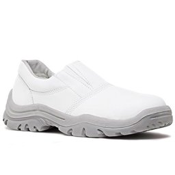 Sapato Branco de Segurança com Elástico Nº 39
