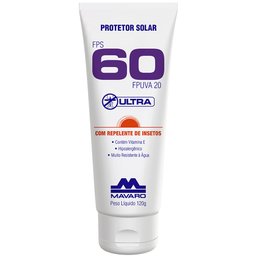 Protetor Solar Ultra FPS60 com Repelente 120g-MAVARO-A526