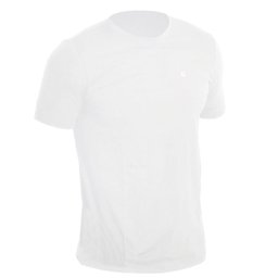 Camiseta Antiviral Masculina Manga Curta Branca Tamanho M