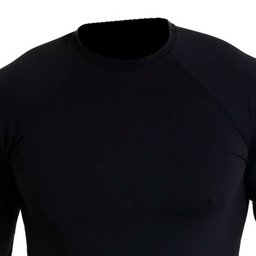 Camiseta Antiviral Masculina Manga Longa Preta Tamanho M CHROMALIQUIDO-CLOCAMI002PA-M-PRETO - Imagem 2