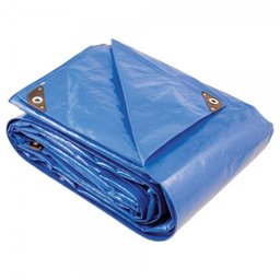 Lona Reforçada de Polietileno Azul 4m x 3m