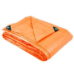 Lona de Polietileno Laranja 6m x 5m 