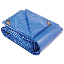 Lona Reforçada de Polietileno Azul 5m x 3m