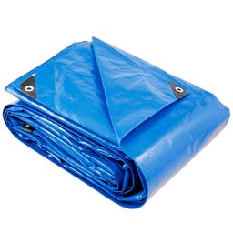 Lona reforçada de polietileno azul 5m x 4m-VONDER-6134054000