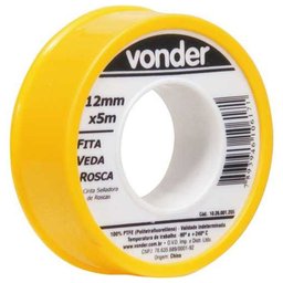 Fita veda-rosca 12 mm x 5 m NOVE54