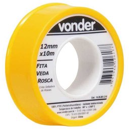 Fita veda-rosca 12 mm x 10 m VONDER