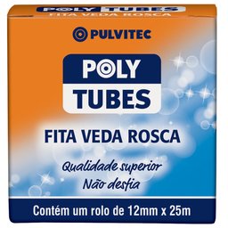 Fita Veda Rosca Polytubes 12mm x 25m