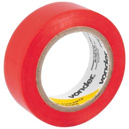 Fita Isolante Vermelha 19mm X 10m