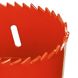 Serra copo bimetálica 14 mm dentes em aço rápido desenho tira