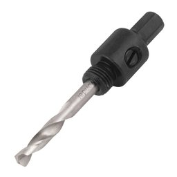 Suporte para serra copo de 14 mm a 30 mm, com broca piloto, haste de 7/16"  