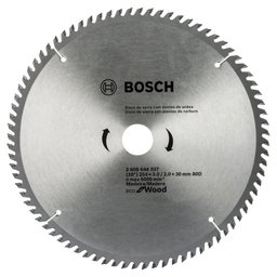 Disco de Serra Circular 254mm 80 dentes