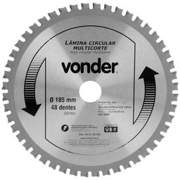 Lâmina Circular Multicorte 185 mm x 48 Dentes  