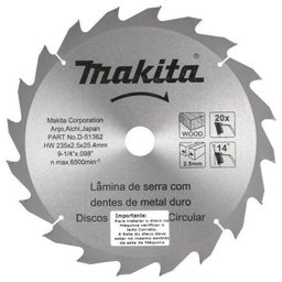 10 Discos de Serra Circular 235mm 20 Dentes para Madeira