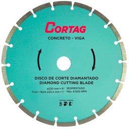 Disco de Corte Diamantado Segmentado Concreto/Viga 230mm
