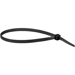 Abraçadeira de nylon preta 140 mm x 2,5 mm VONDER
