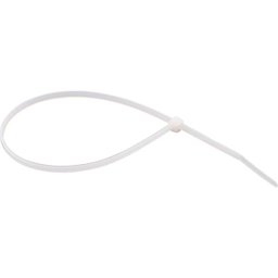 Abraçadeira de nylon branca 280 mm x 3,6 mm VONDER