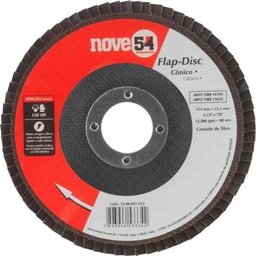 Disco Flap Disc Conico 4.1/2 G60 - Nove54