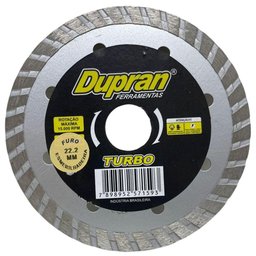 Disco Dupran Porcelanato Ultra Fino Furo 22.2 110 Mm