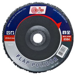 Disco Flap de Polimento 180X22mm