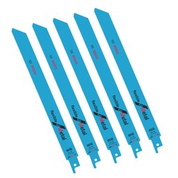 5 Lâminas para Serra Sabre Flexible For Metal 225mm