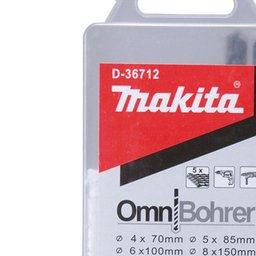 Forets carbure de tungstène Omni Boher Ø5 à Ø10 - MAKITA D-36712