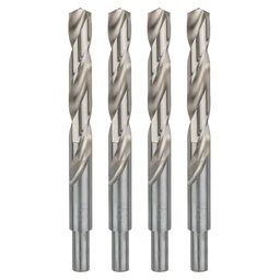 4 Brocas 16mm em Aço Rápido HSS-G para Metal