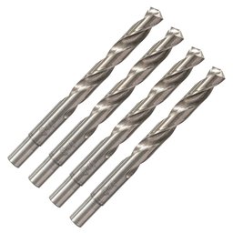 4 Brocas em Aço Rápido HSS-G 9/16 Pol. para Metal