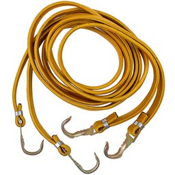 Extensor Elástico Reforçado Amarelo 1.5m x 12mm x 2.1cm 2 Peças