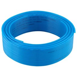 Tubo PU 2,50 x 4mm Azul Rolo com 50M