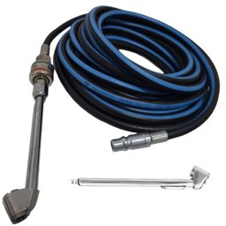 Mangueira Compressor Caminhoneiro 10 Mts Com Calibrador A&T WASH-619086