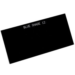 Lente de Solda Azul 108 x 50 mm Tonalidade 12 para Máscaras
