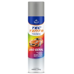 Tinta Spray Uso Geral Alumínio para Rodas 400ml/240g