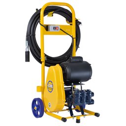 Lavadora Industrial de Média Pressão Motor WEG 1CV Mono 220 A 254V 420 Libras 11 L/Min com Carrinho e 10m de Mangueira