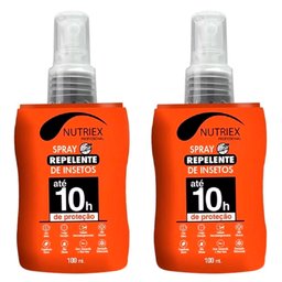 Kit 2 Spray Repelente de Insetos 10h Oil Free 100ml Nutriex 63503