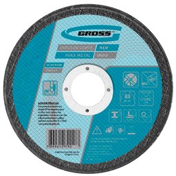 Disco de Corte para Inox e Metal 180 x 1,6 x 22mm-GROSS-7438255