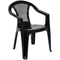Cadeira Guarapari em Polipropileno Preto-TRAMONTINA-92208009