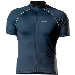 Camisa Ciclista EG2 Masculina Manga Curta Preto e Verde 