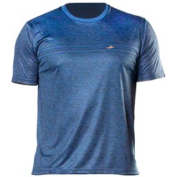 Camiseta Lazer EG2 Masculina em Malha Dry com Estampa Digital Marinho