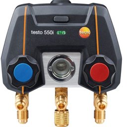 Kit Manifold Digital 550s  para Medição com Bluetooth e Bloco de Válvula de 2 Vias -TESTO-0564 2550