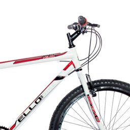 Bicicleta Ello Bike Aro 26 Velox 21 Velocidades Marchas Urbana -  Branco+Laranja