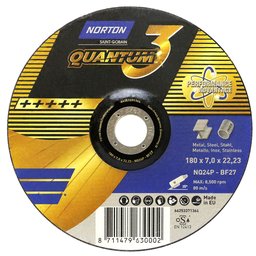 Disco de Desbaste Quantum 180x7,0x22,23mm