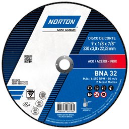 Disco de Corte BNA 32 230x3,0x22,23mm