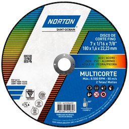 Disco de Corte Multicorte 180x1,6x22,23mm